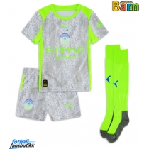 Manchester City John Stones #5 Tredjedraktsett Barn 2025-26 Kortermet (+ Korte bukser)